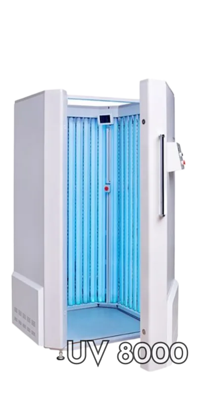 전신 자외선 광선 치료기 UV 8000 N.B — 311nm 내로우밴드 UVB 전신 광선 치료 부스